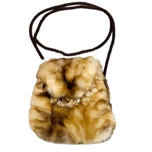 Christine Clarke Faux Fur Bag